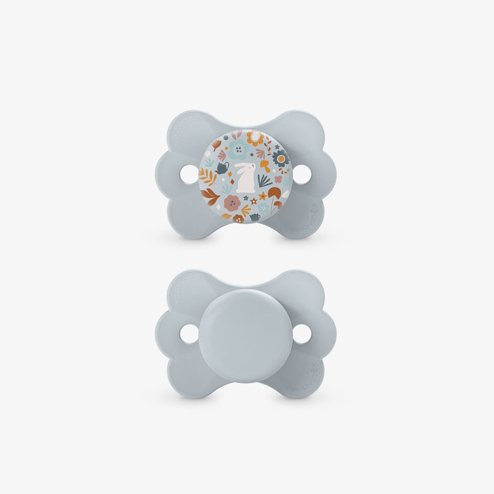 זוג מוצצים 0-6 וונדרלנד תכלת/בז'