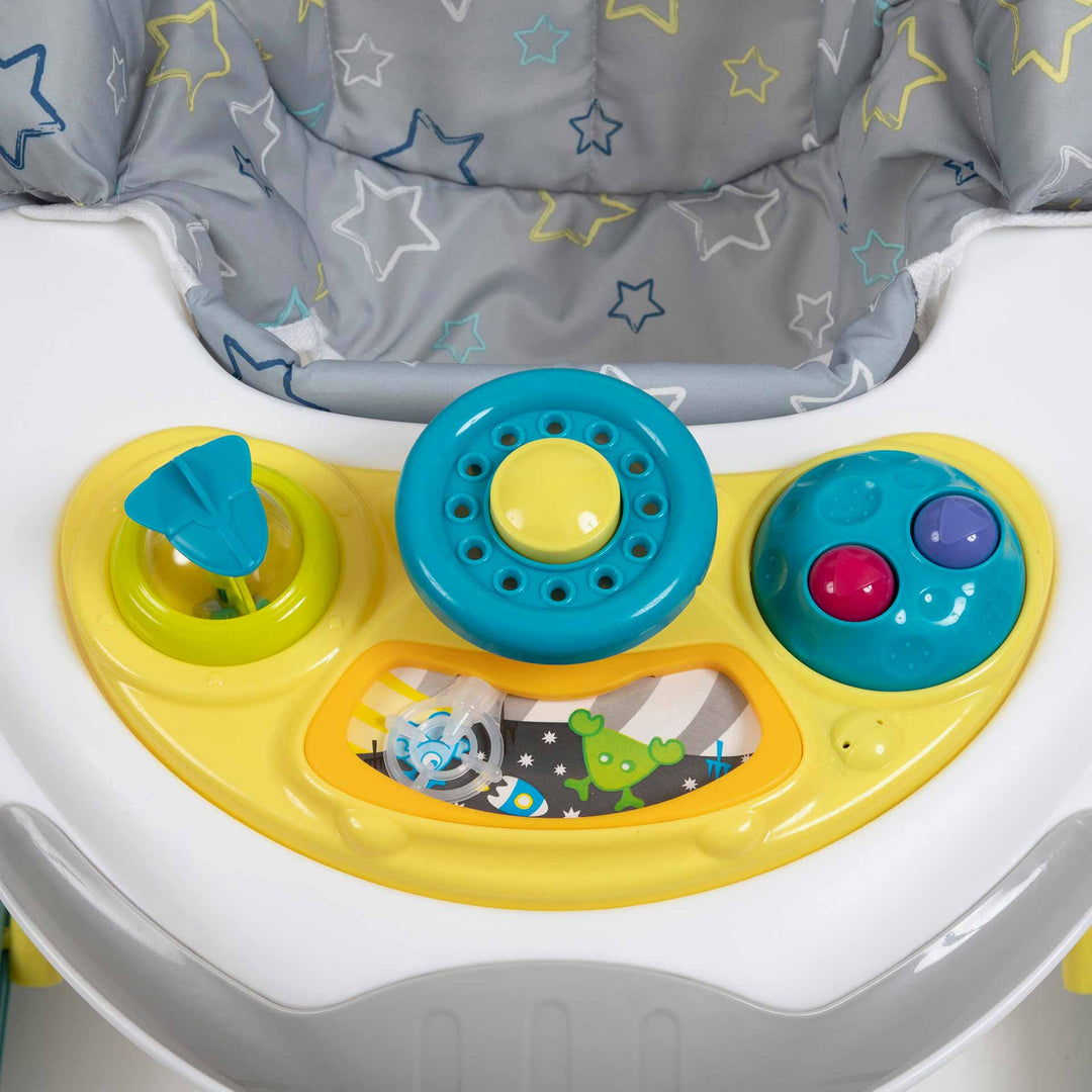 הליכון ישיבה אפור כוכבים