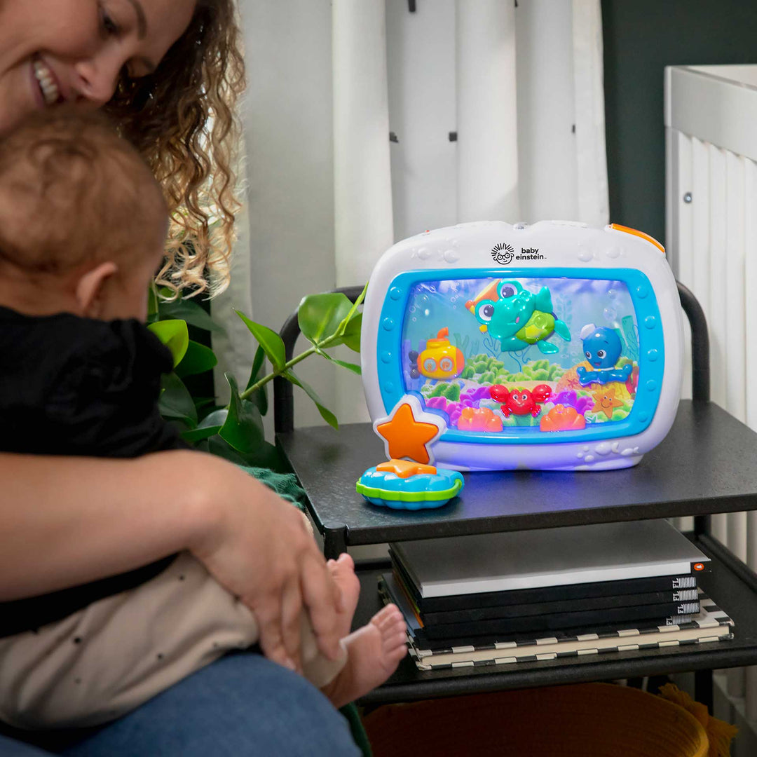 אקווריום כחול אורות וצלילים