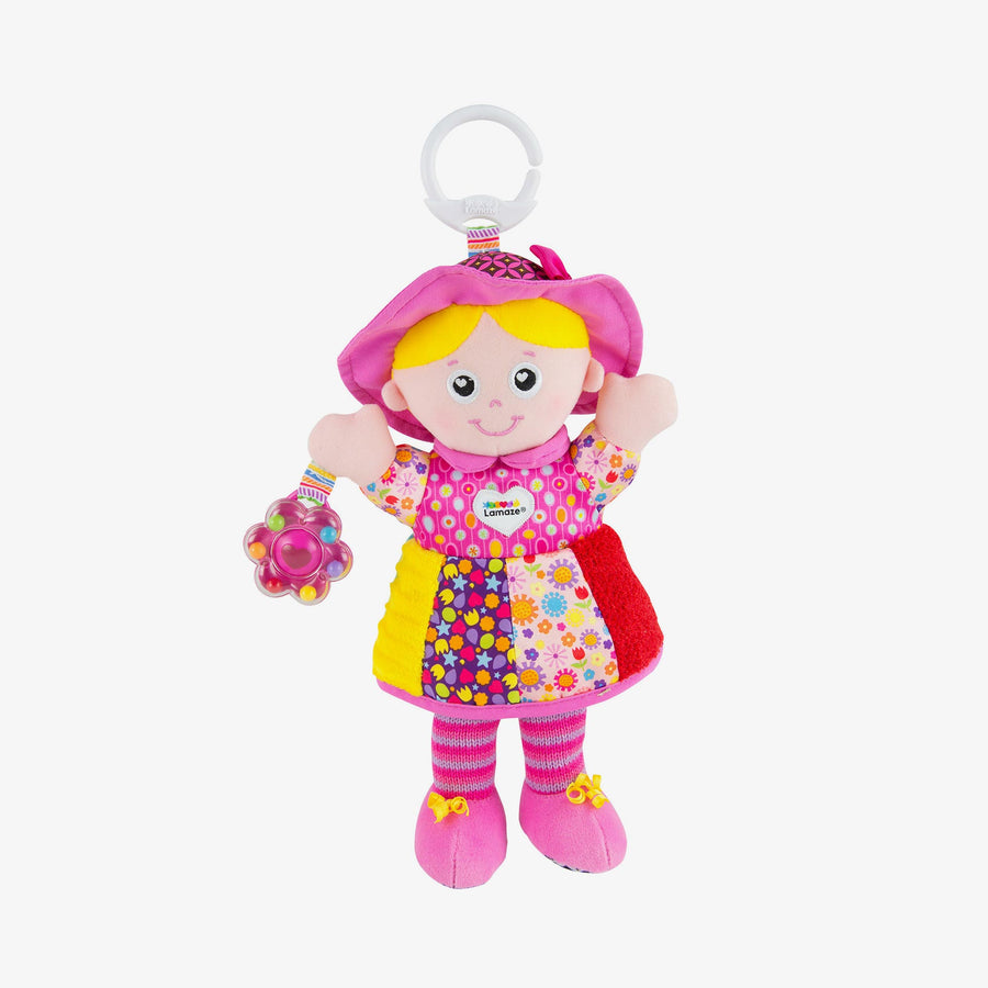 בובת תליה אמילי צהוב ורוד