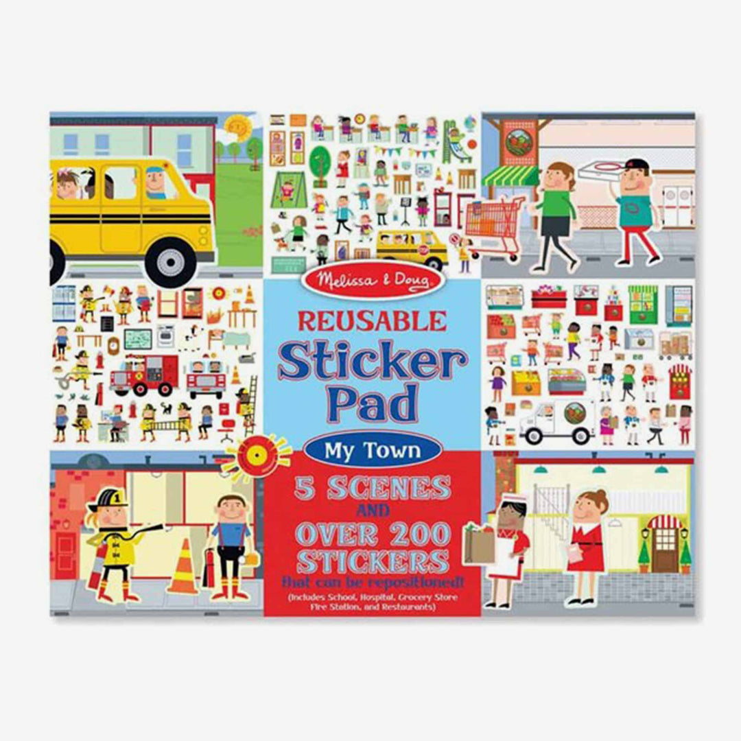 חוברת מדבקות רב פעמית העיר