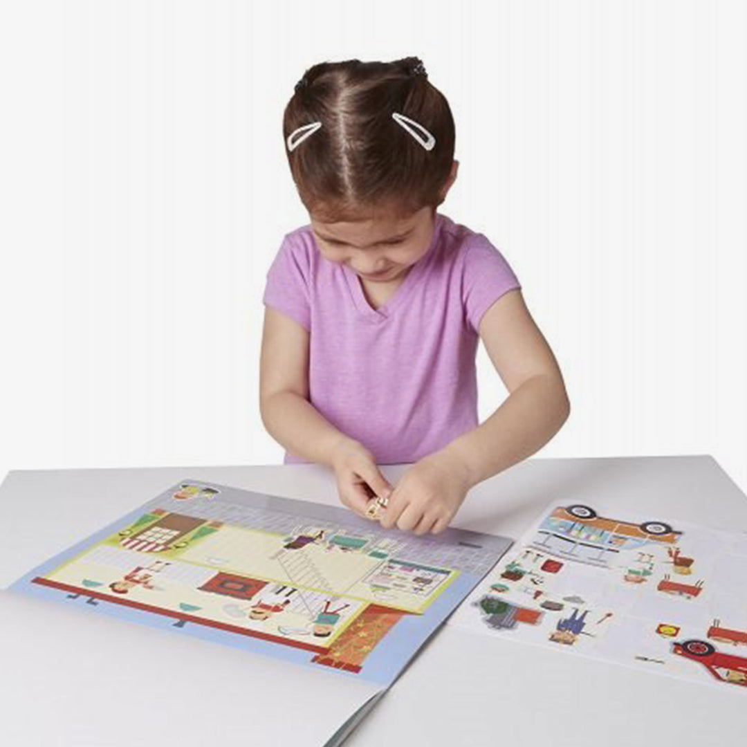 חוברת מדבקות רב פעמית העיר