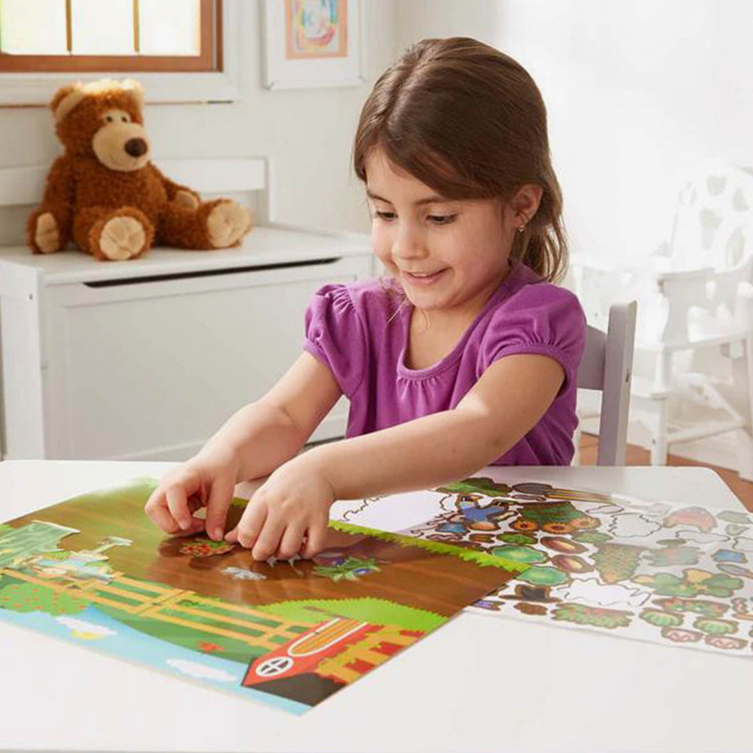 חוברת מדבקות רב פעמיות חווה- מליסה ודאג