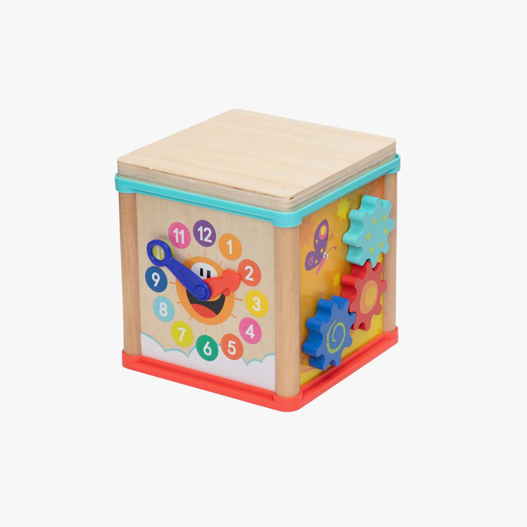 קוביית פעילות עץ גינה