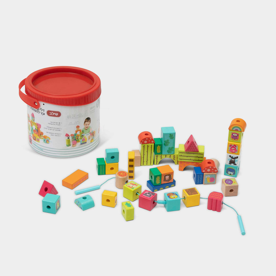 דלי קוביות להשחלה 40 חלקים