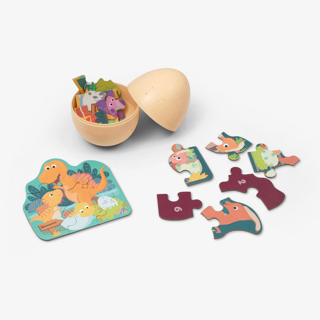 פאזל ראשון בביצה דינוזאורים