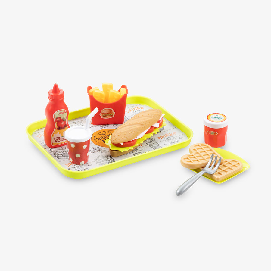 סט ארוחת בגט וגלידה