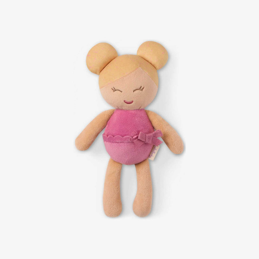 בובה 24 סמ לאמבטיה אוברול סגול