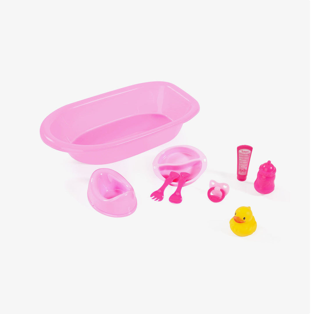 סט אמבטיה ואביזרים לבובה