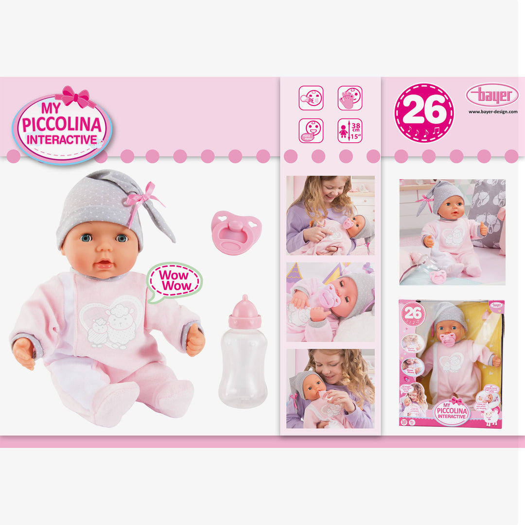 בובת המדמה פעולות תינוק 38 סמ