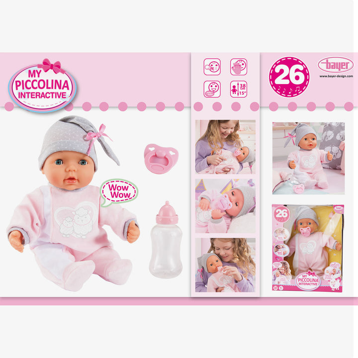 בובת המדמה פעולות תינוק 38 סמ