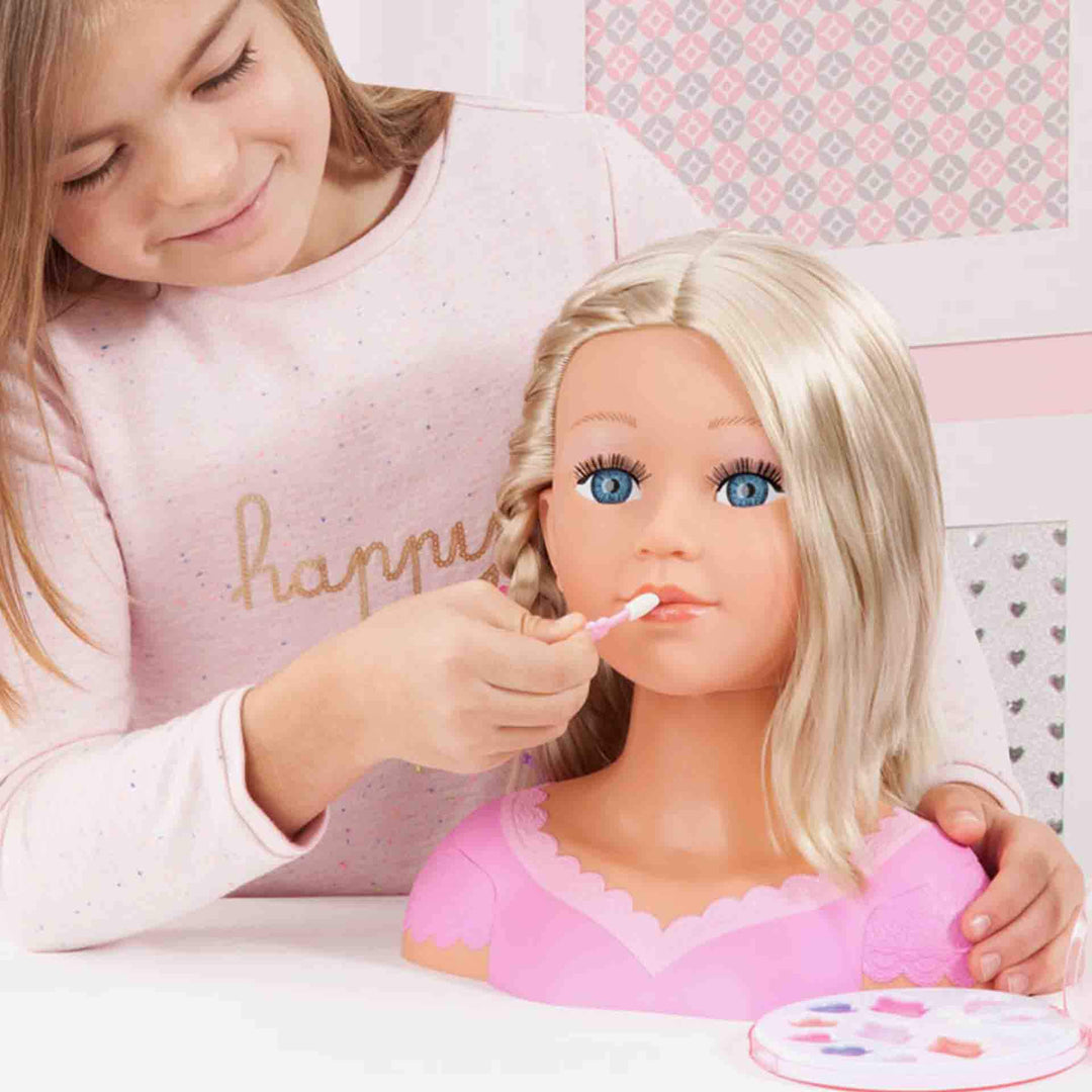 ראש בובה שרלין עם אביזרים