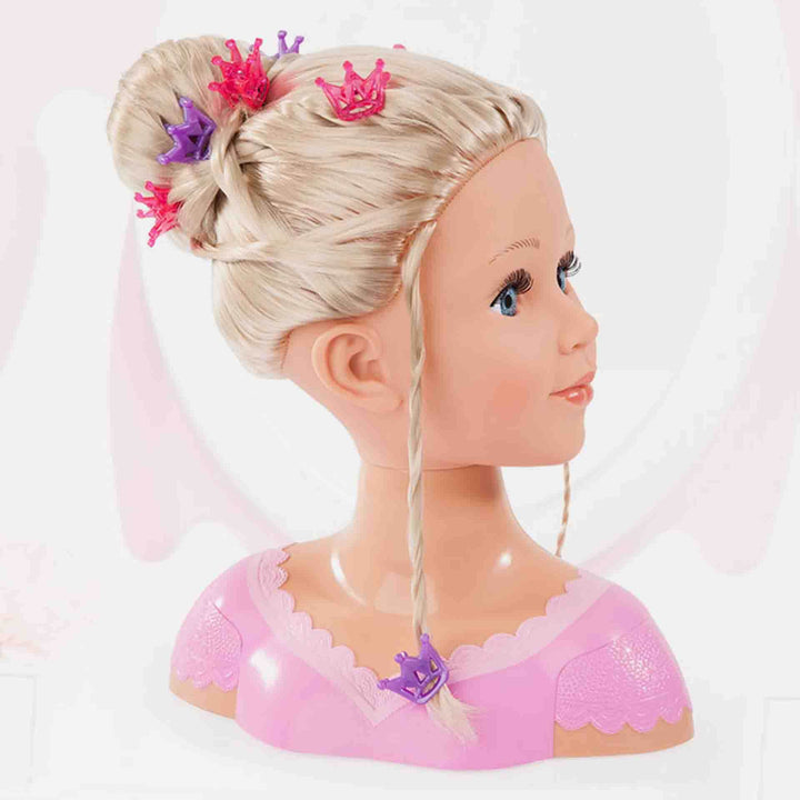 ראש בובה שרלין עם אביזרים