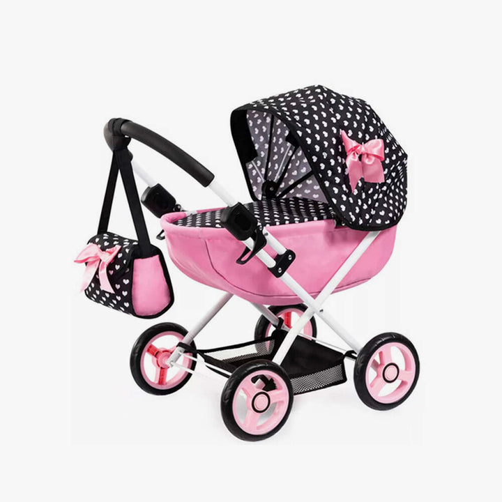 עגלת בובה פפיון ורוד