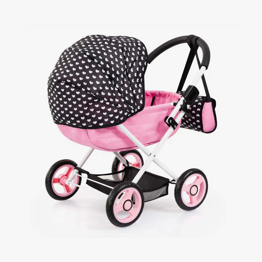 עגלת בובה פפיון ורוד