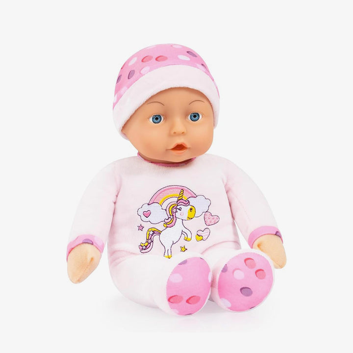 בובת תינוק ורודה 30 סמ