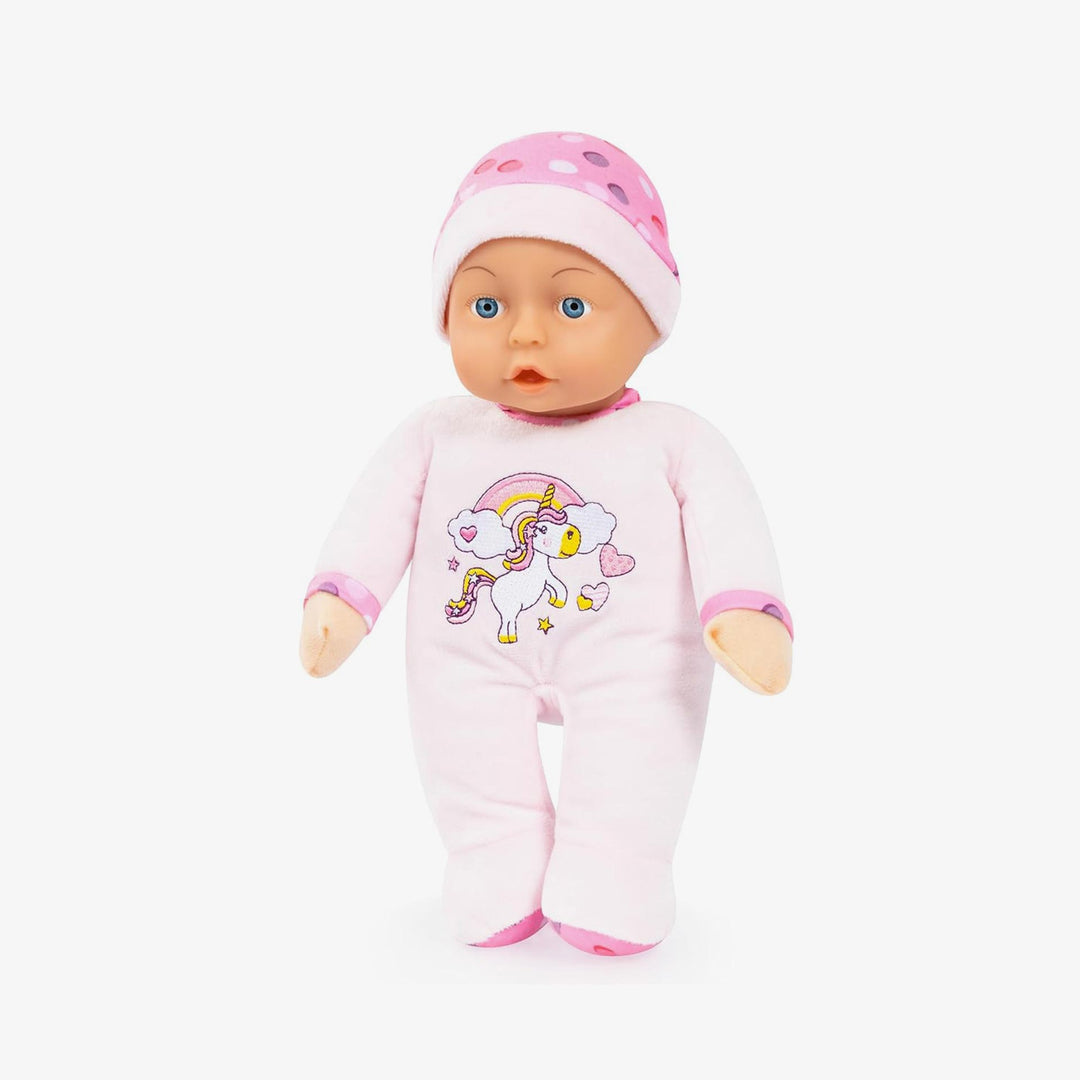 בובת תינוק ורודה 30 סמ