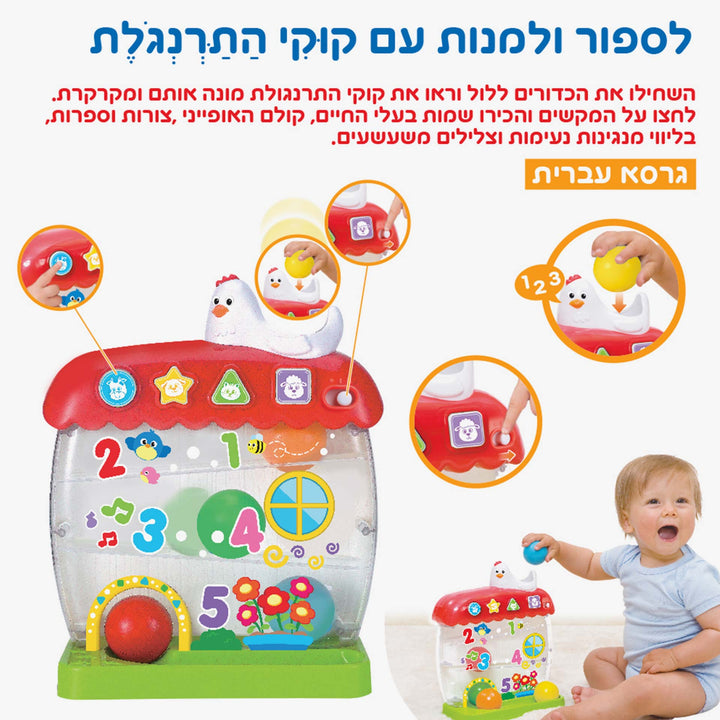קוקי התרנגולת דוברת עברית