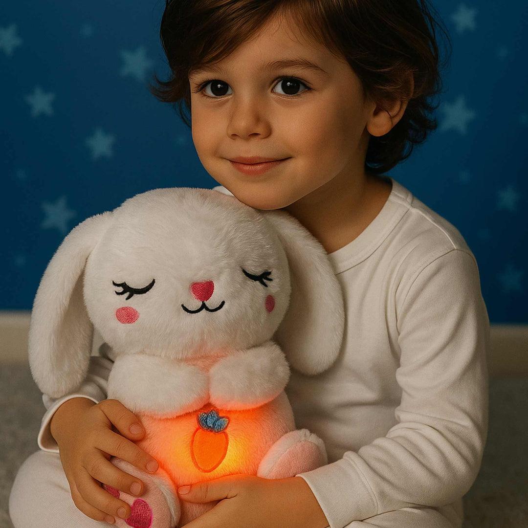 בובת ארנב נושמת ומנגנת