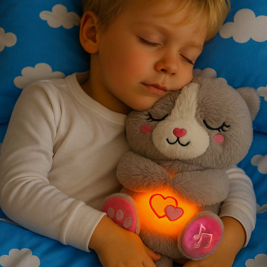 בובת חתול נושמת ומנגנת