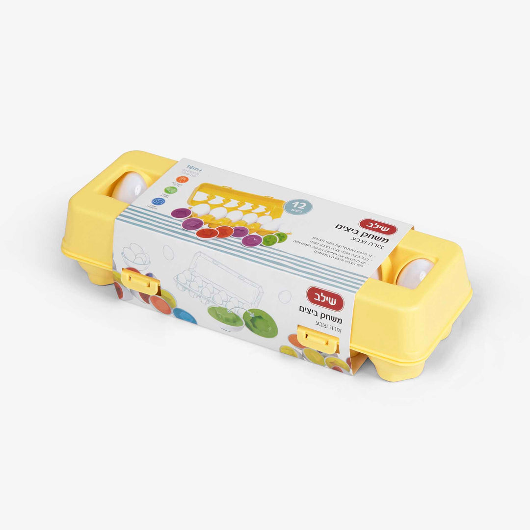 משחק ביצים צורה וצבע