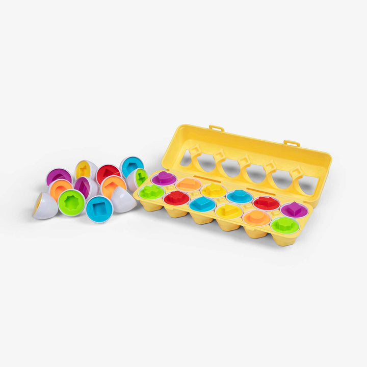 משחק ביצים צורה וצבע