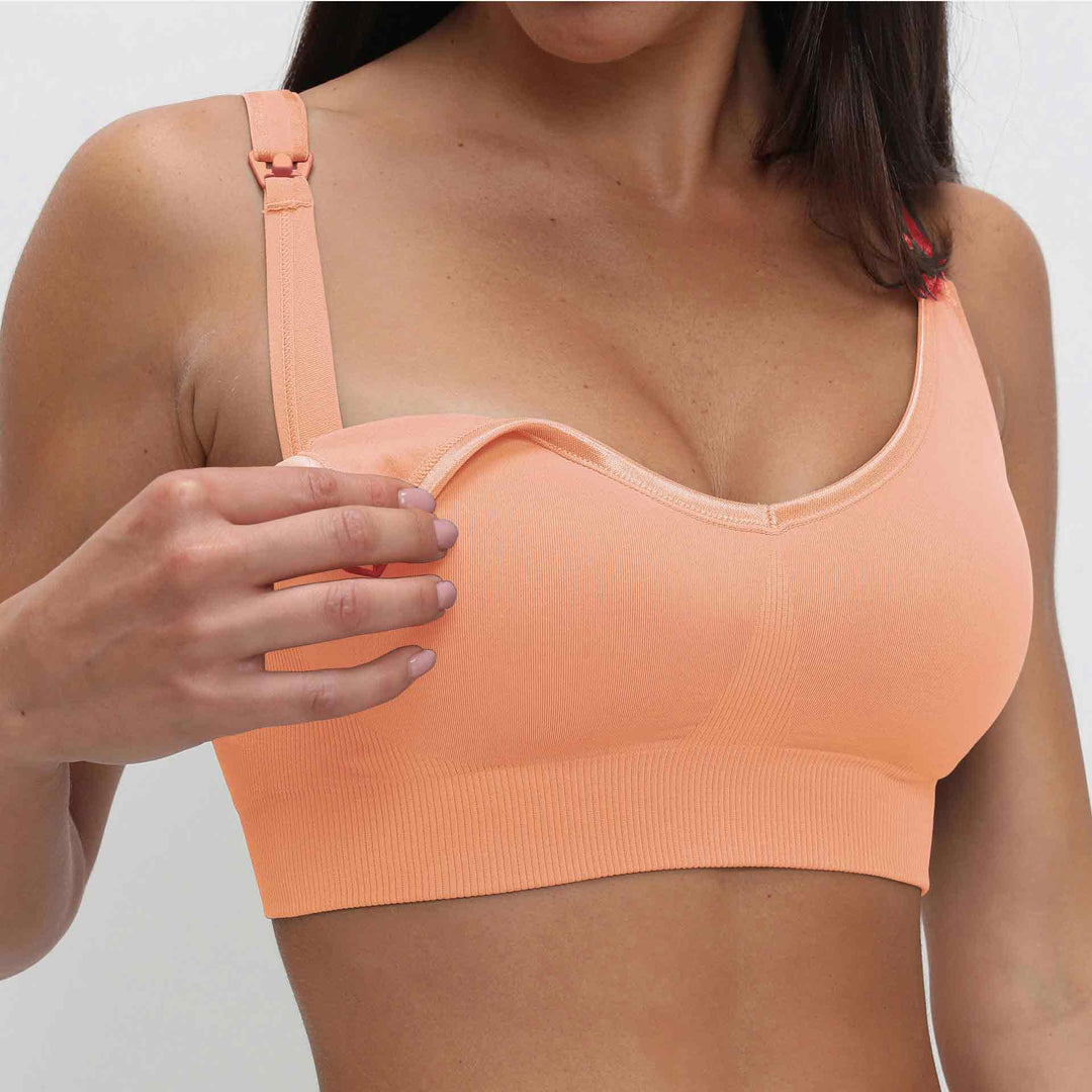 חזיית הנקה ללא תפר אקטיב ורוד