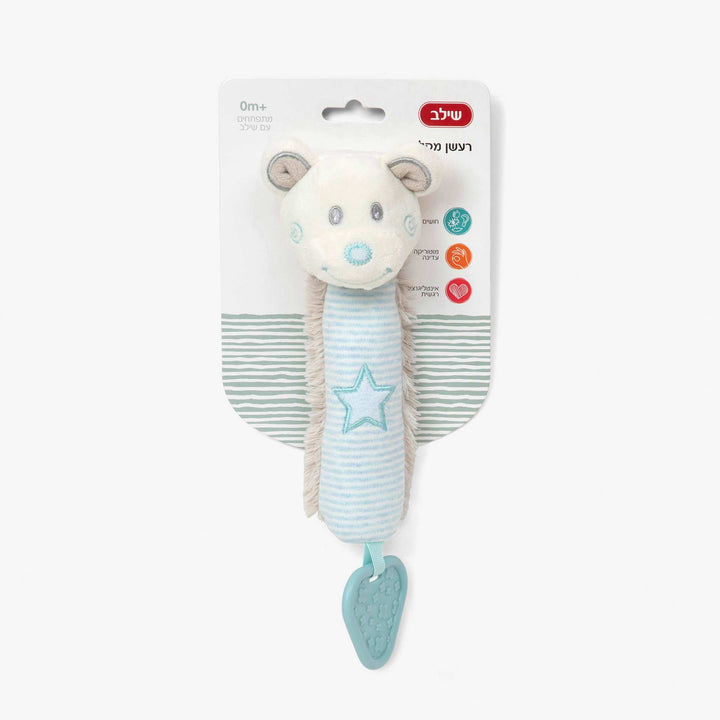 רעשן מקל דובי תכלת