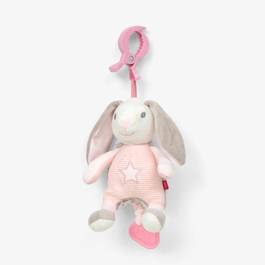 תיבת נגינה ארנב ורוד