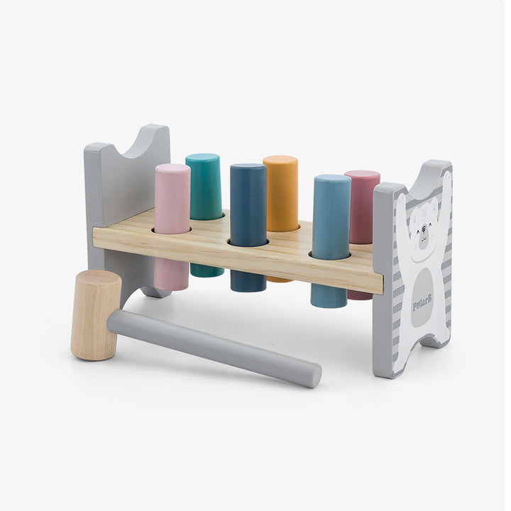 הך פטיש צבעי פסטל מעץ