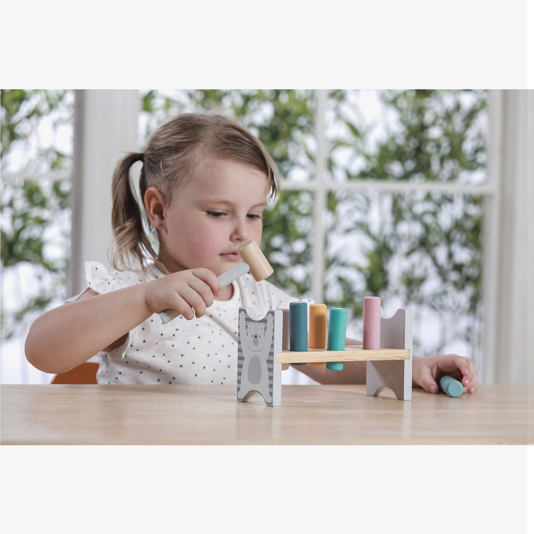 הך פטיש צבעי פסטל מעץ