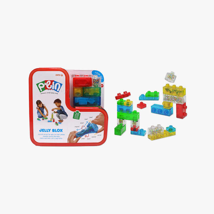 מארז גדול קוביות בנייה ג'לי בלוקס
