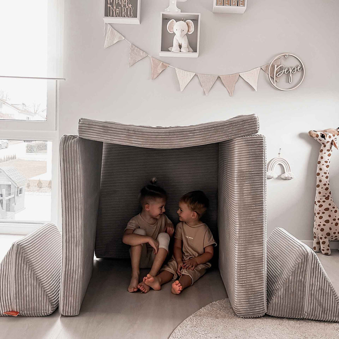 מזרן פעילות מודולרי אפור 168X84