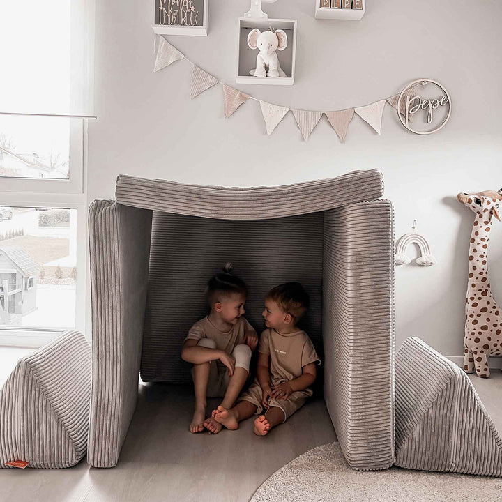 מזרן פעילות מודולרי אפור 168X84