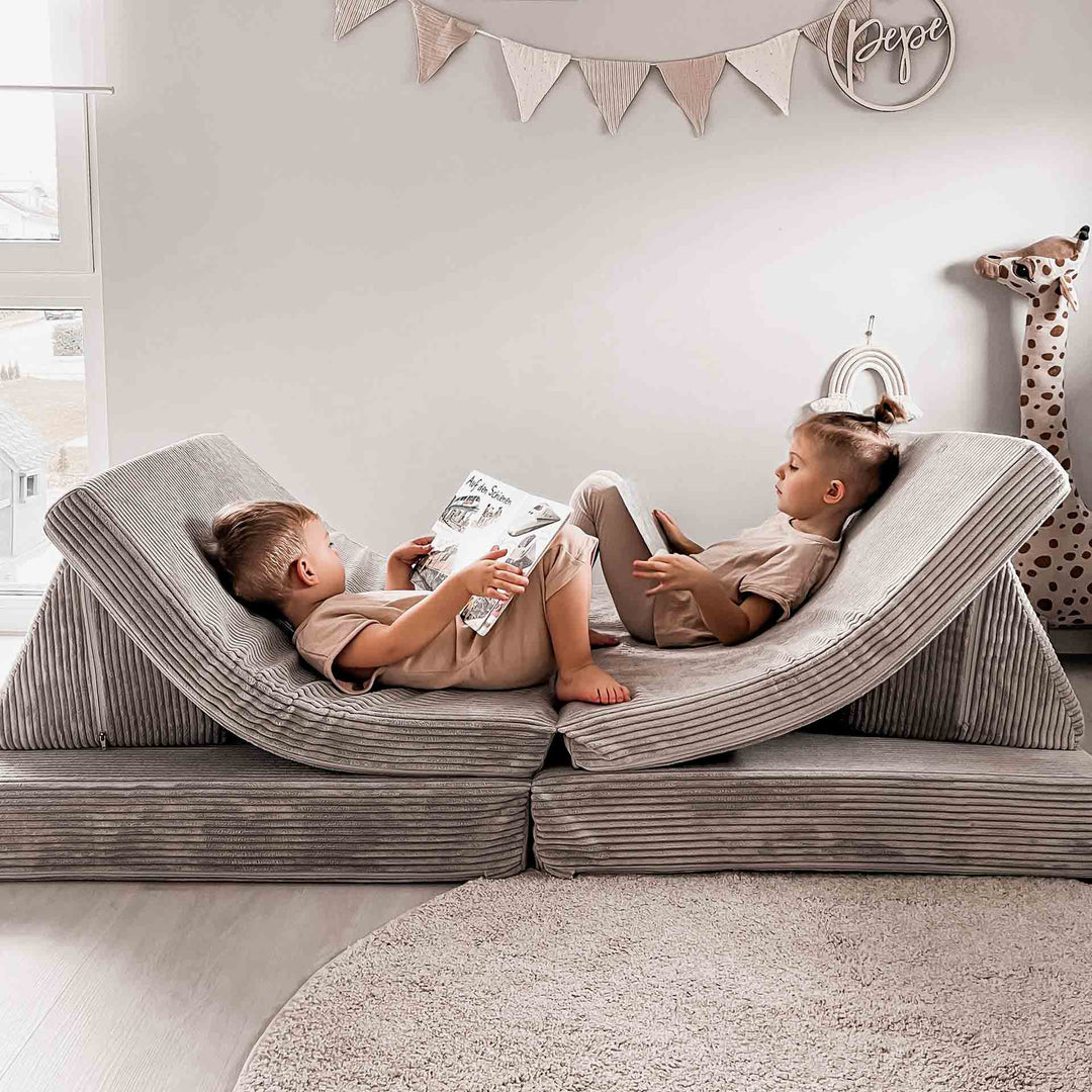 מזרן פעילות מודולרי אפור 168X84