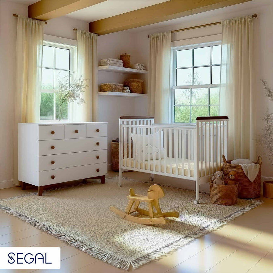 חדר דורון 1.2 לבן + אגוז