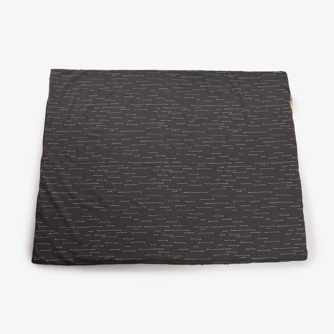 משטח פעילות מתגלגל פינגווין אפור +קווים לבנים