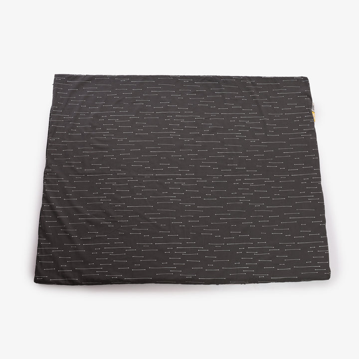 משטח פעילות מתגלגל פינגווין אפור +קווים לבנים