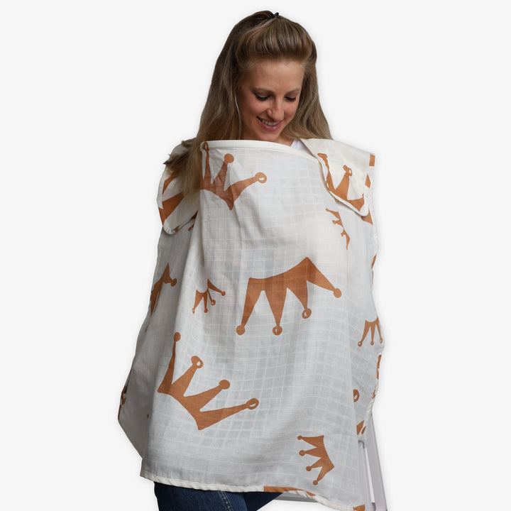 סינר הנקה טטרה כתרים חום -