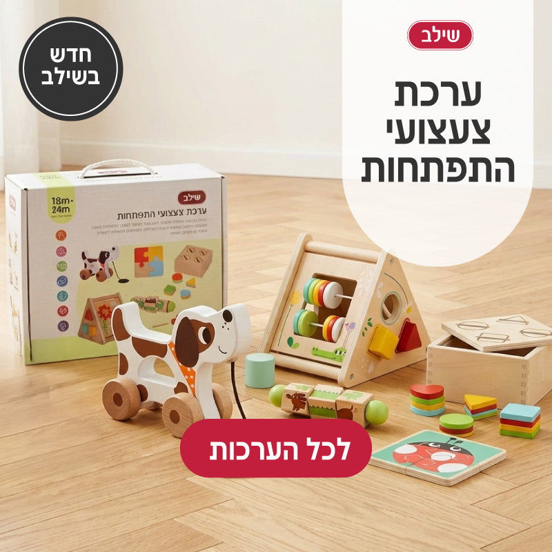 ערכת צעצועי התפתחות לפי גילאים חדש בשילב