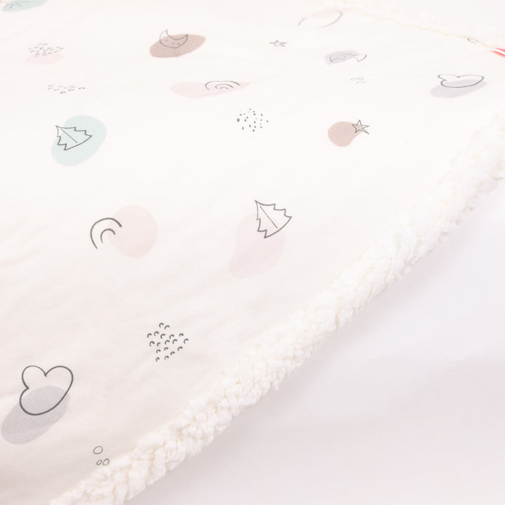 שמיכת פוטר ופרווה דו-צדדית לעריסה Little dreams