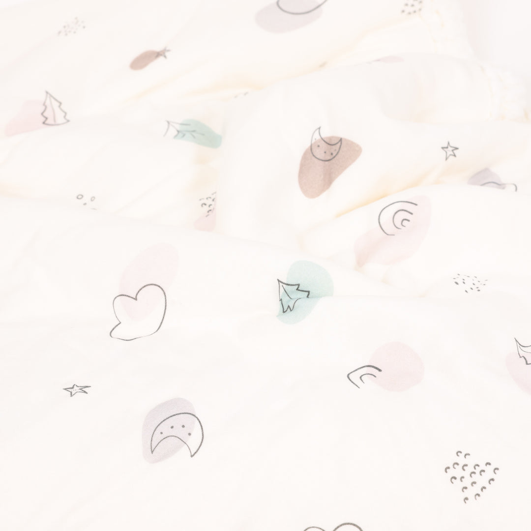 שמיכת פוטר ופרווה דו-צדדית לעריסה Little dreams