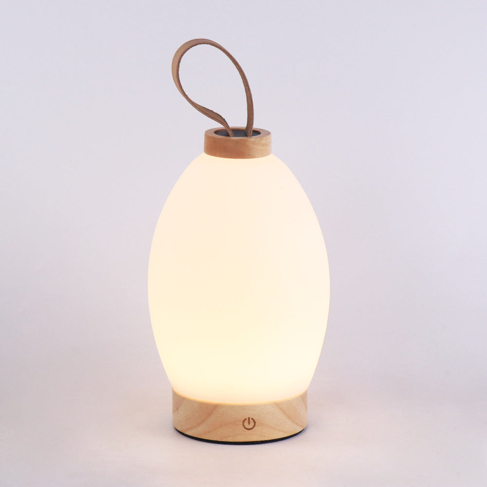 מנורת לילה  ניידת LED מעץ