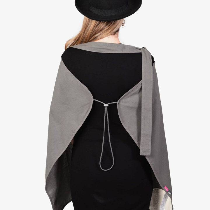 סינר הנקה XL אפור