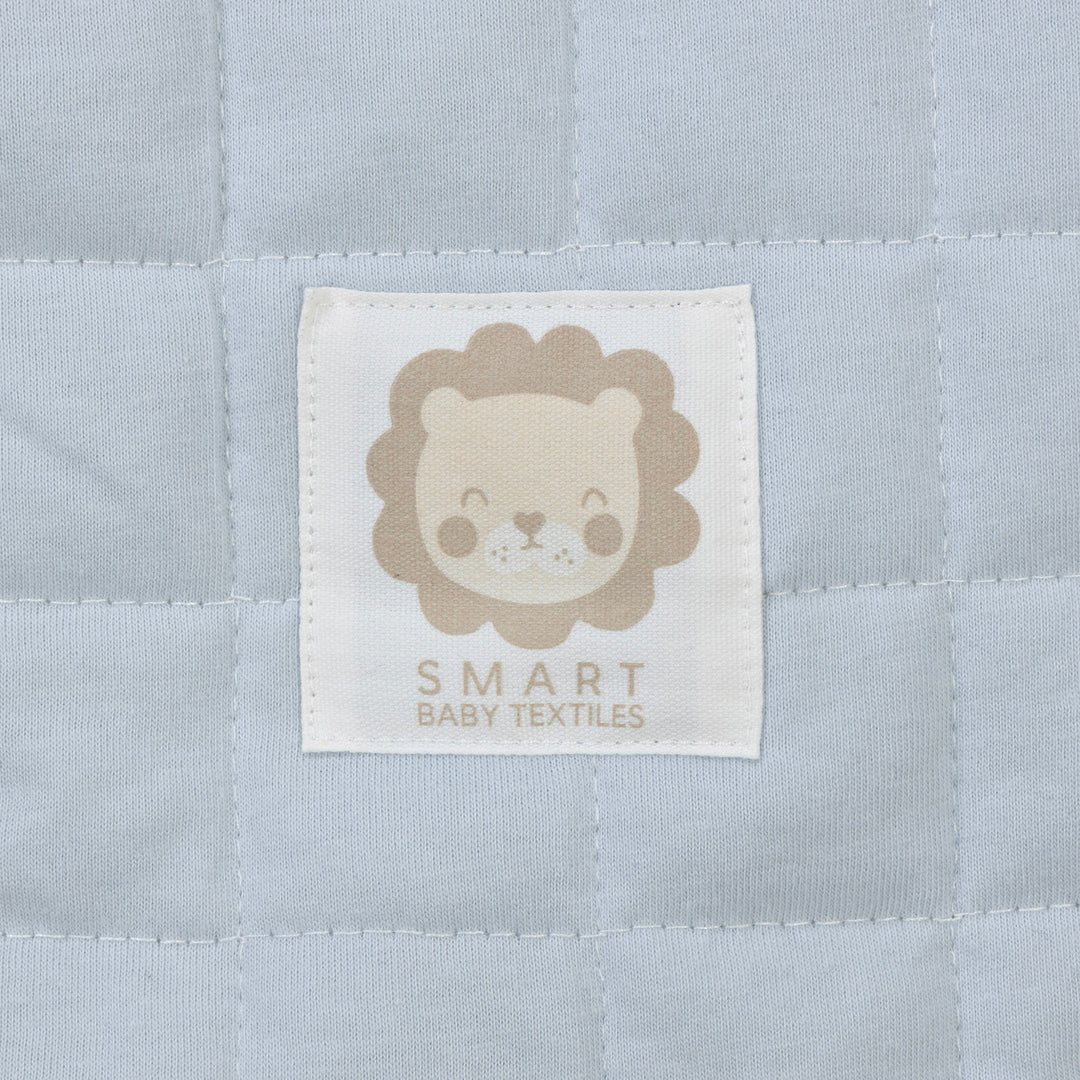 שמיכת קווילט למיטה smart תכלת