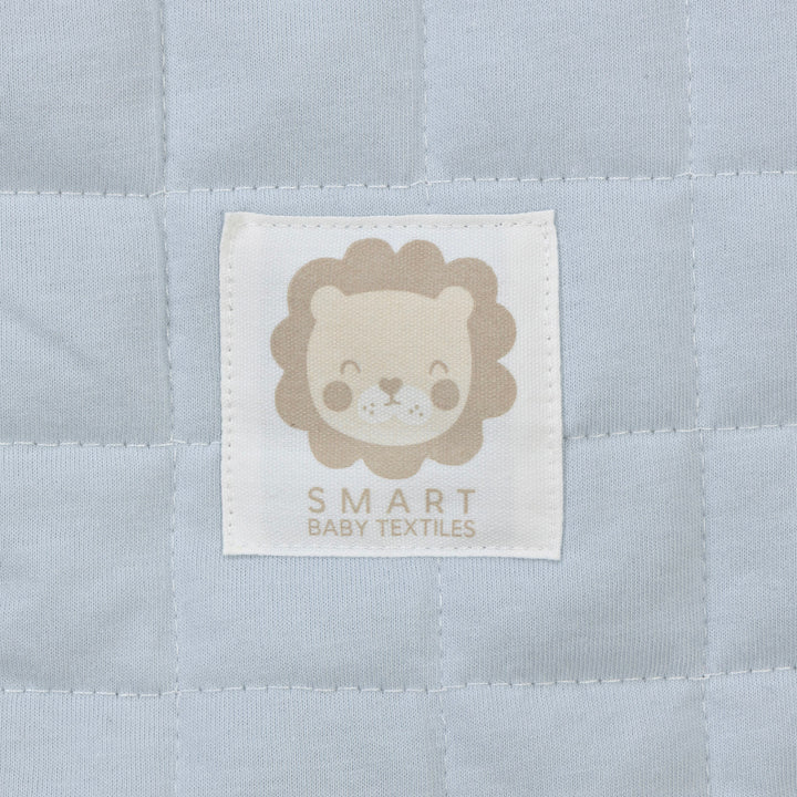 שמיכת קווילט למיטה smart תכלת