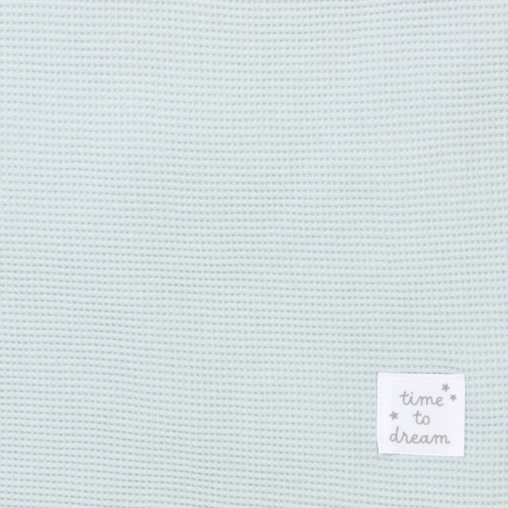 שמיכת וופל לעגלה תכלת