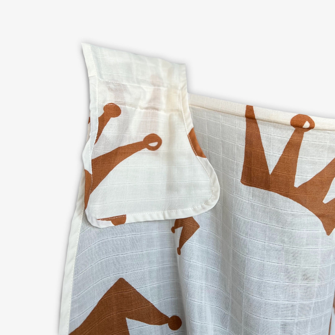 סינר הנקה טטרה כתרים חום -