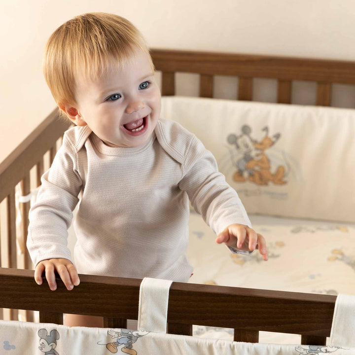 סט מצעים למיטה מיקי תכלת