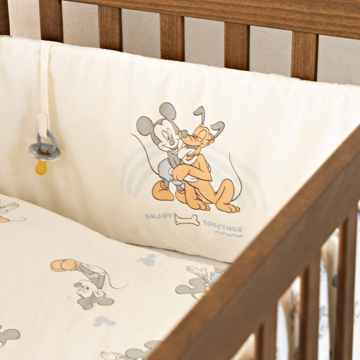 סט מצעים למיטה מיקי תכלת